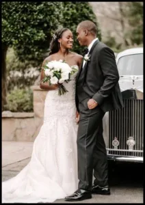 Nichelle Prince with her husband Adrian Michael Joseph