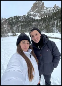 Ona Baradad with her Boyfriend Xavi Represa
