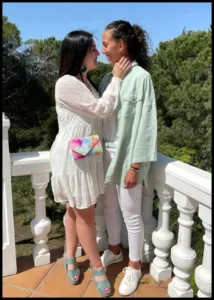 Cinta Rodríguez with Nerea Illesca