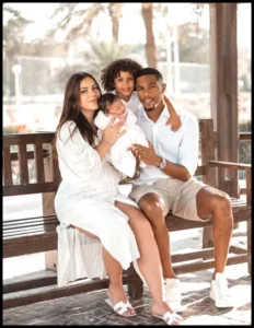 Pedro Miguel with his family