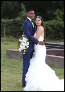 Pedro Miguel with his wife Luena Eugénio Correia