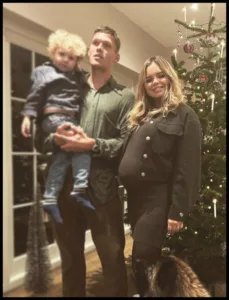 Pernille Vennike with his family