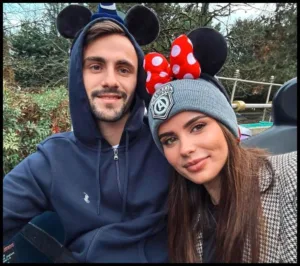 Fábio Vieira with GF Carina Raquel