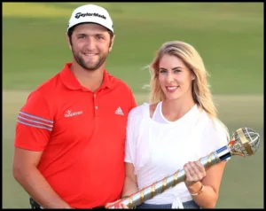 Jon Rahm with Kelley Cahill