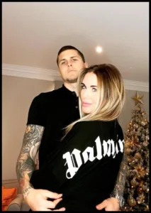 Lyndon Dykes with wife Victoria Dykes