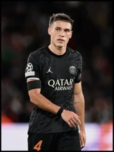Manuel Ugarte PSG black