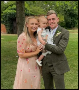Sammie with his wife and Daughter