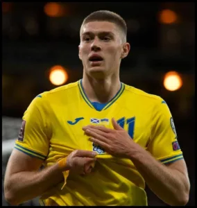 Artem Dovbyk Ukrainian striker