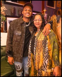 Deshaun Watson with his mom Deann Watson