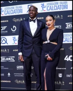 Victor Osimhen with girlfriend