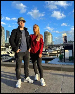 Yulia Putintseva with brother Ilya