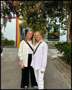 Pernille Harder with her girlfriend Magdalena Eriksson