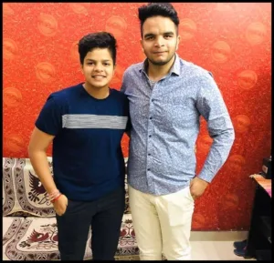 Shafali Verma with brother Sahil Verma