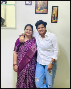 Shafali Verma with mother Parveen Bala Verma
