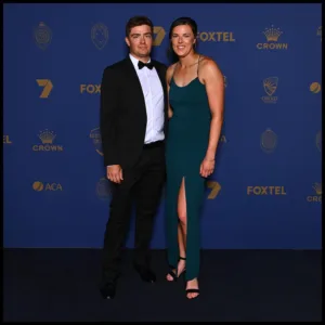 Tahlia McGrath with her boyfriend Cameron Nesbitt