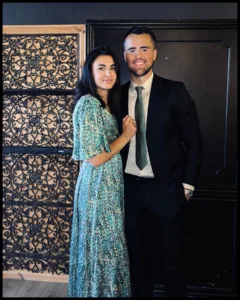 Zećira Mušović with her boyfriend Alen Bibić