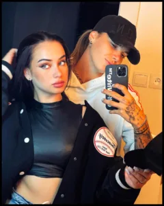 Andrea Stašková with her girlfriend Tereza Bendová