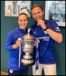 Guro Reiten with her brother Henrik Reiten
