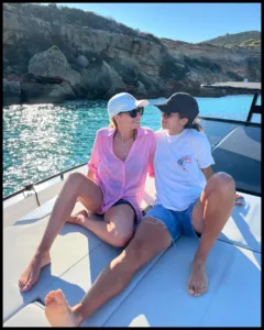 Alba Redondo with her girlfriend Cristina Monleón
