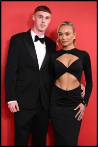 Cole Palmer with his girlfriend Connie Grace