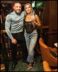 Conor McGregor with his partner Dee Devlin