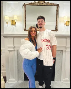 Jackson Arnold with his partner Skyler Marshall