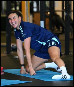 Mariona Caldentey in gym